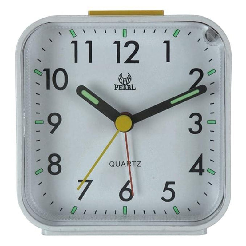 Alarm Clock Quartz Silent ABS Battery Powered 8 cm, Gentle Sunrise Light