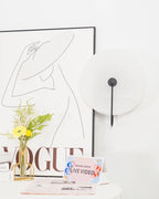 AlbaCiré: Modern LED Wall Light Made of Alabaster in Circular Design – for Bedroom & Living Area