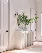 AlbaCiré: Modern LED Wall Light Made of Alabaster in Circular Design – for Bedroom & Living Area