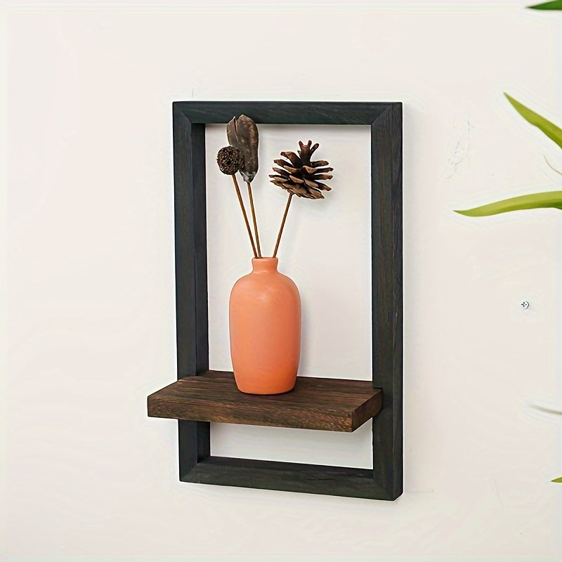 AlbumStil: Modern Wall Shelves – Space-saving, Decorative & Easy to Care for with Wood Finish for Pictures & Decor