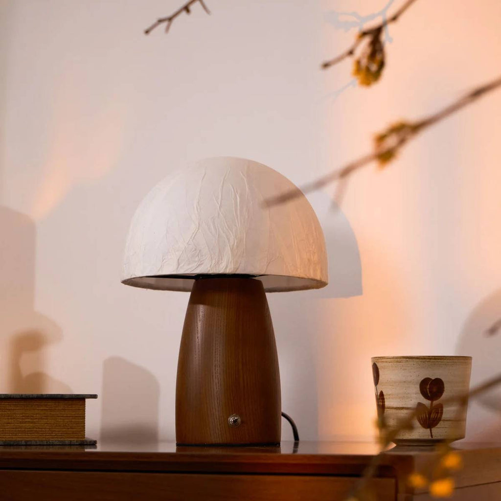 Mycera – Mushroom-shaped Table Lamp with Natural Appearance