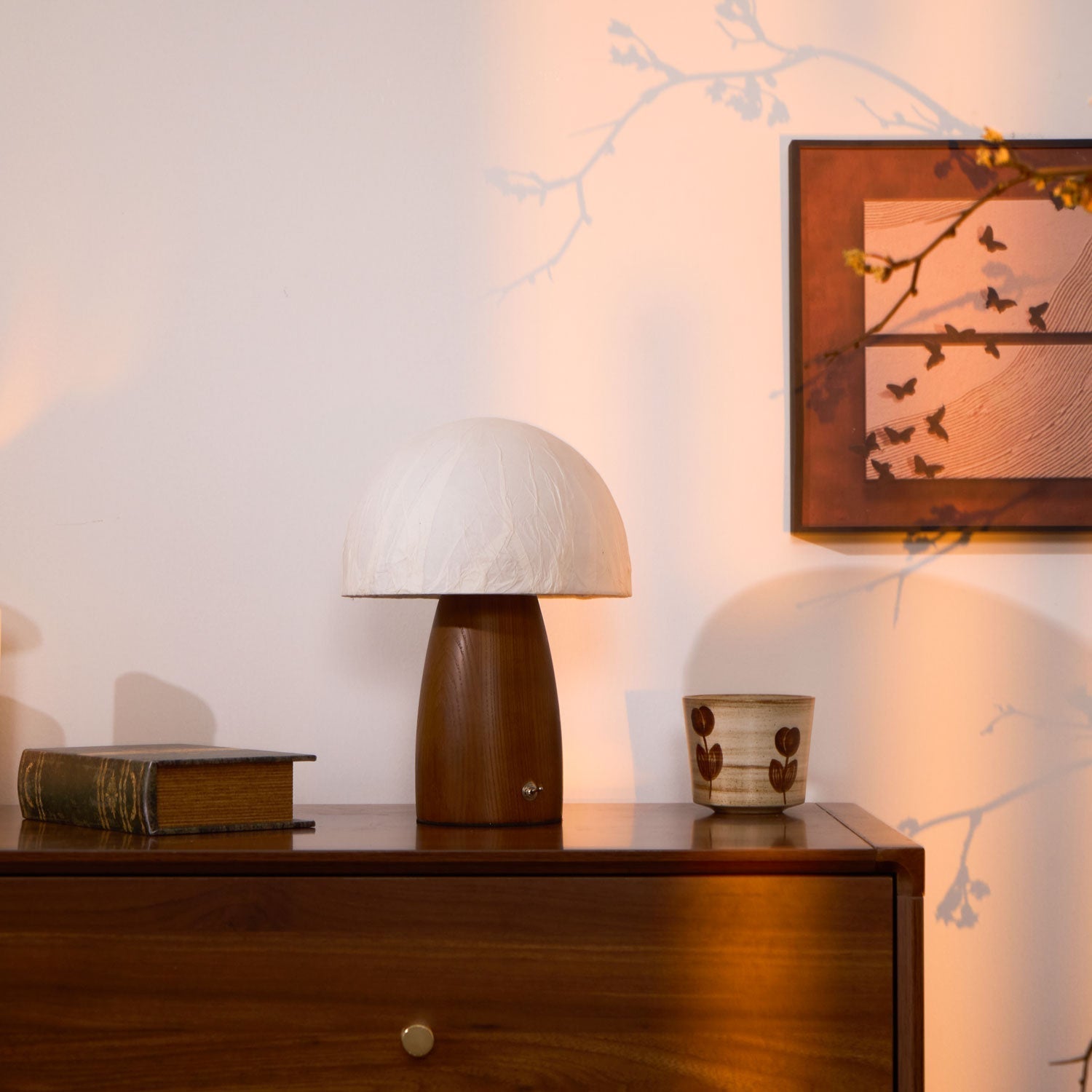 Mycera – Mushroom-shaped Table Lamp with Natural Appearance