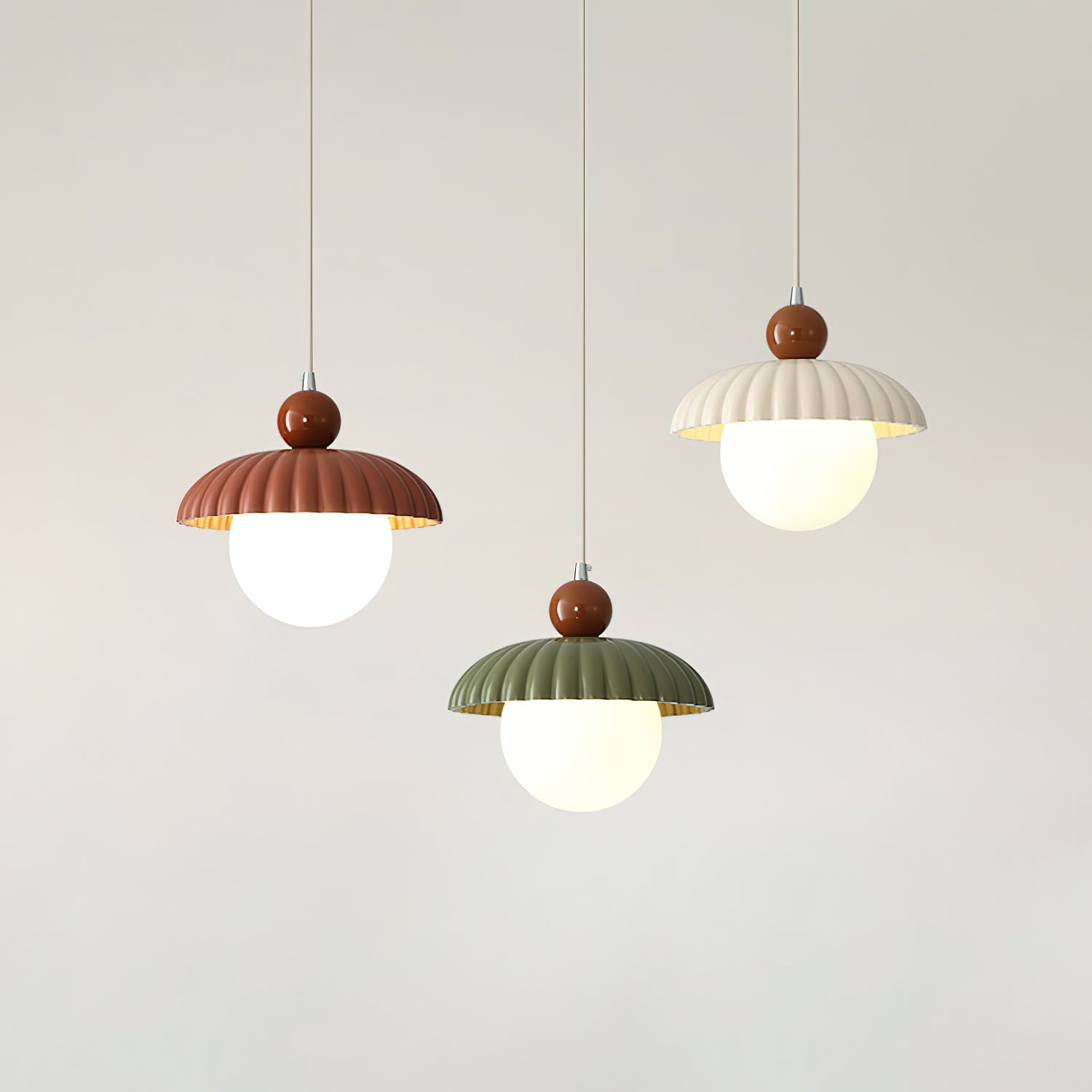 Nyelora – Modern Ceiling Lamp with Layered Textured Glass