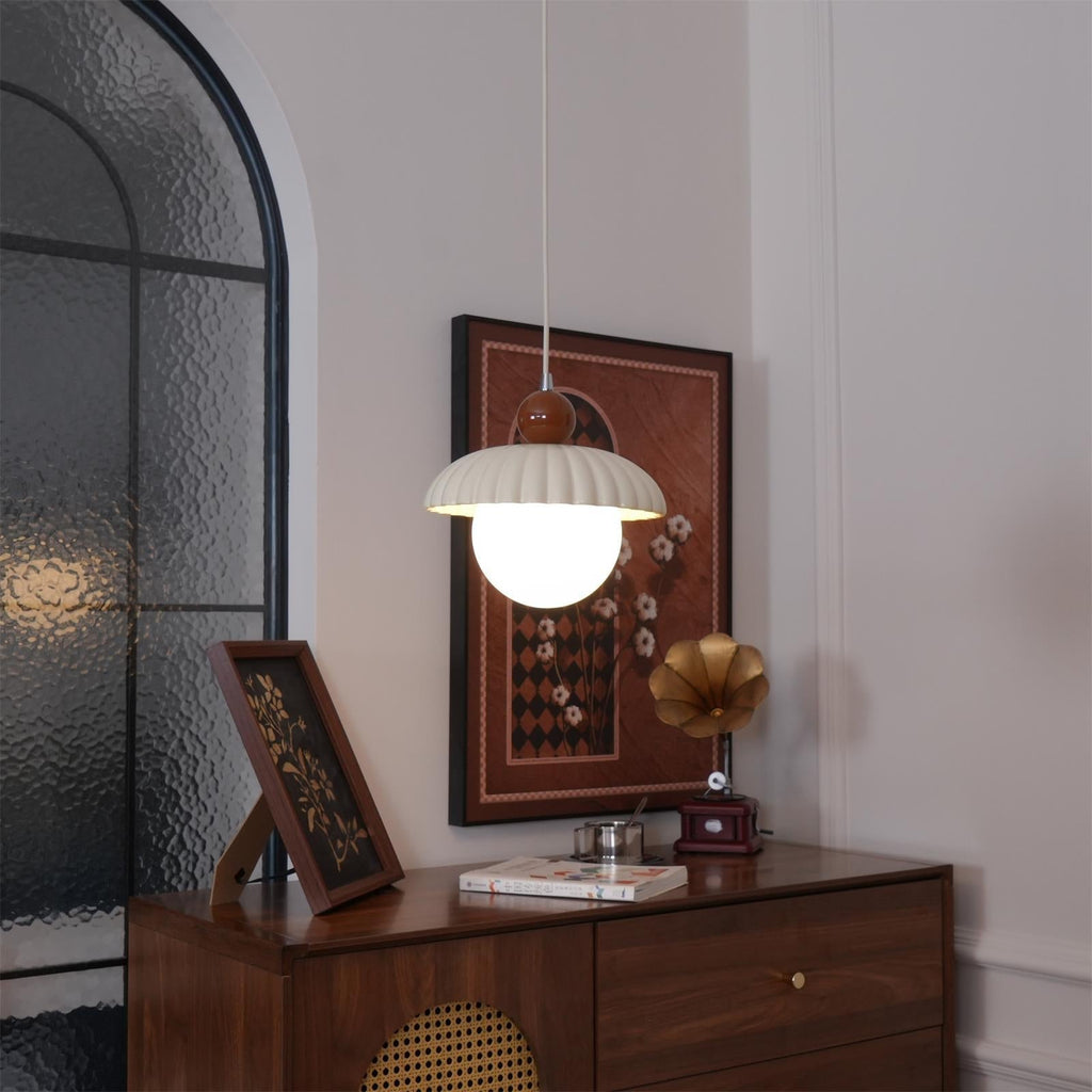 Nyelora – Modern Ceiling Lamp with Layered Textured Glass