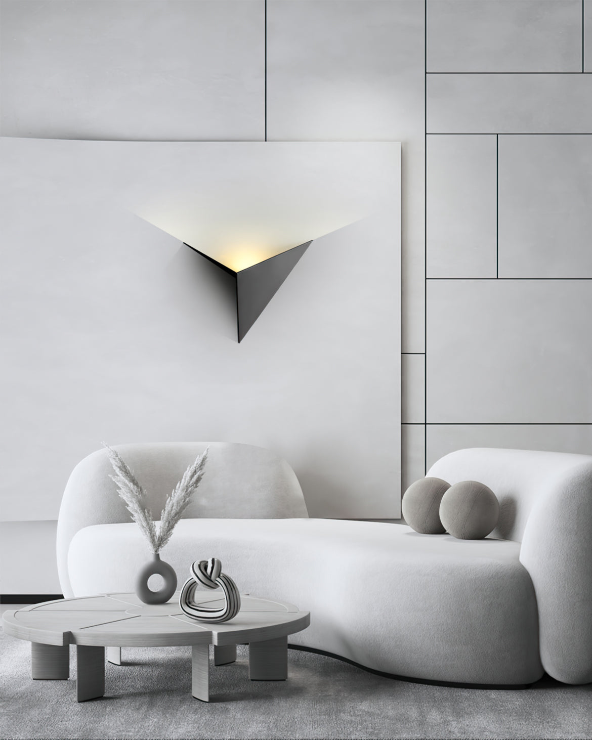 Geometric Triangle LED Wall Lamp