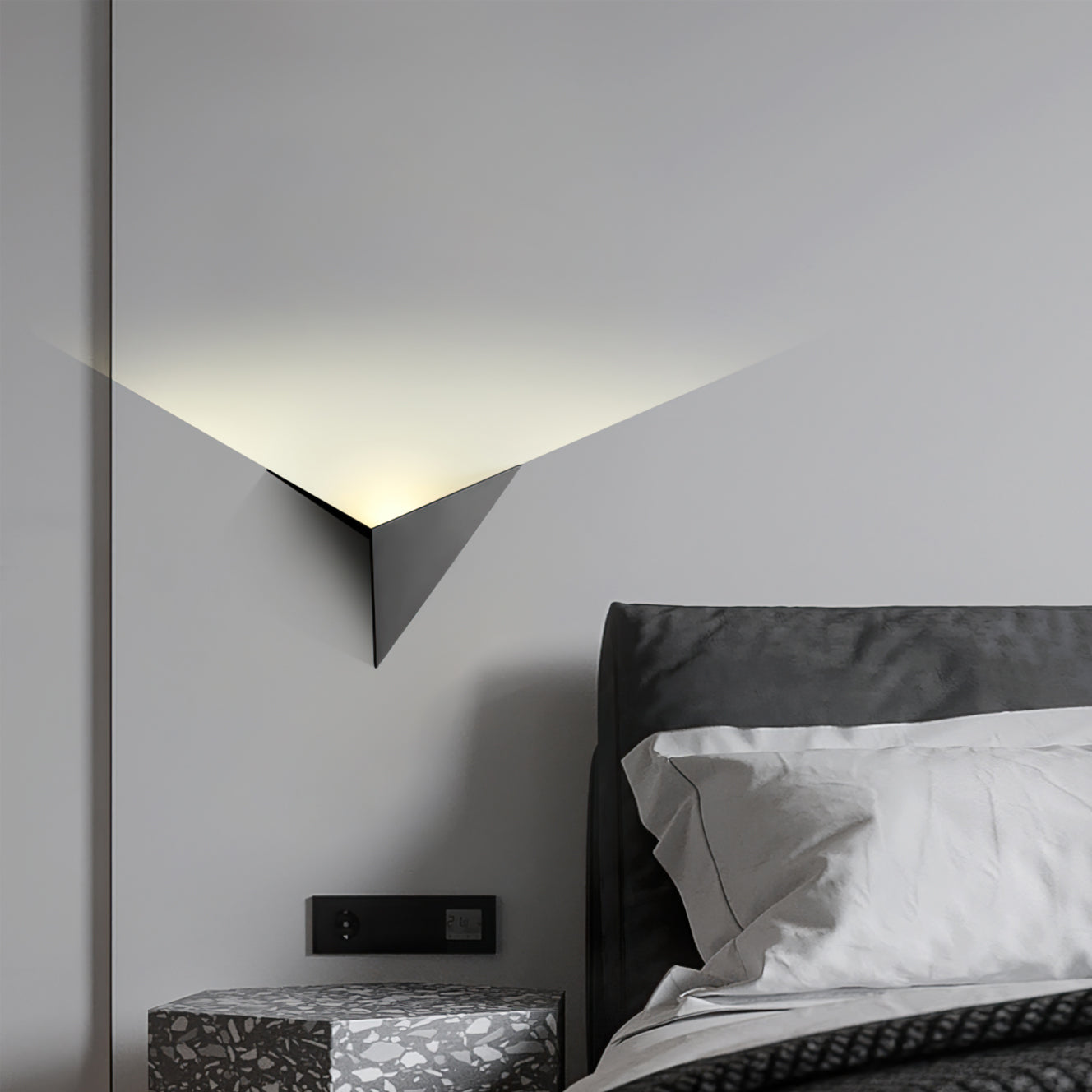Geometric Triangle LED Wall Lamp