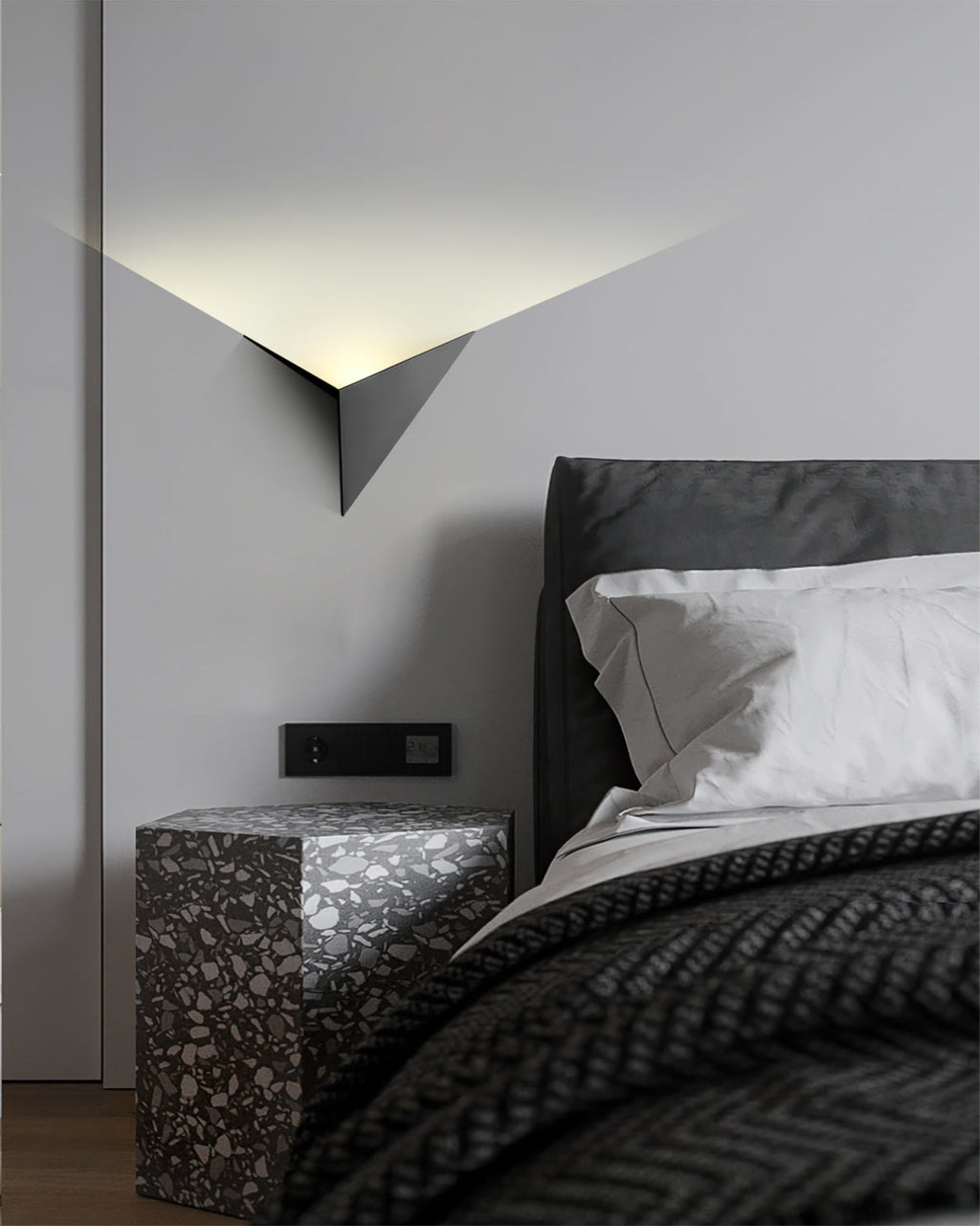 Geometric Triangle LED Wall Lamp