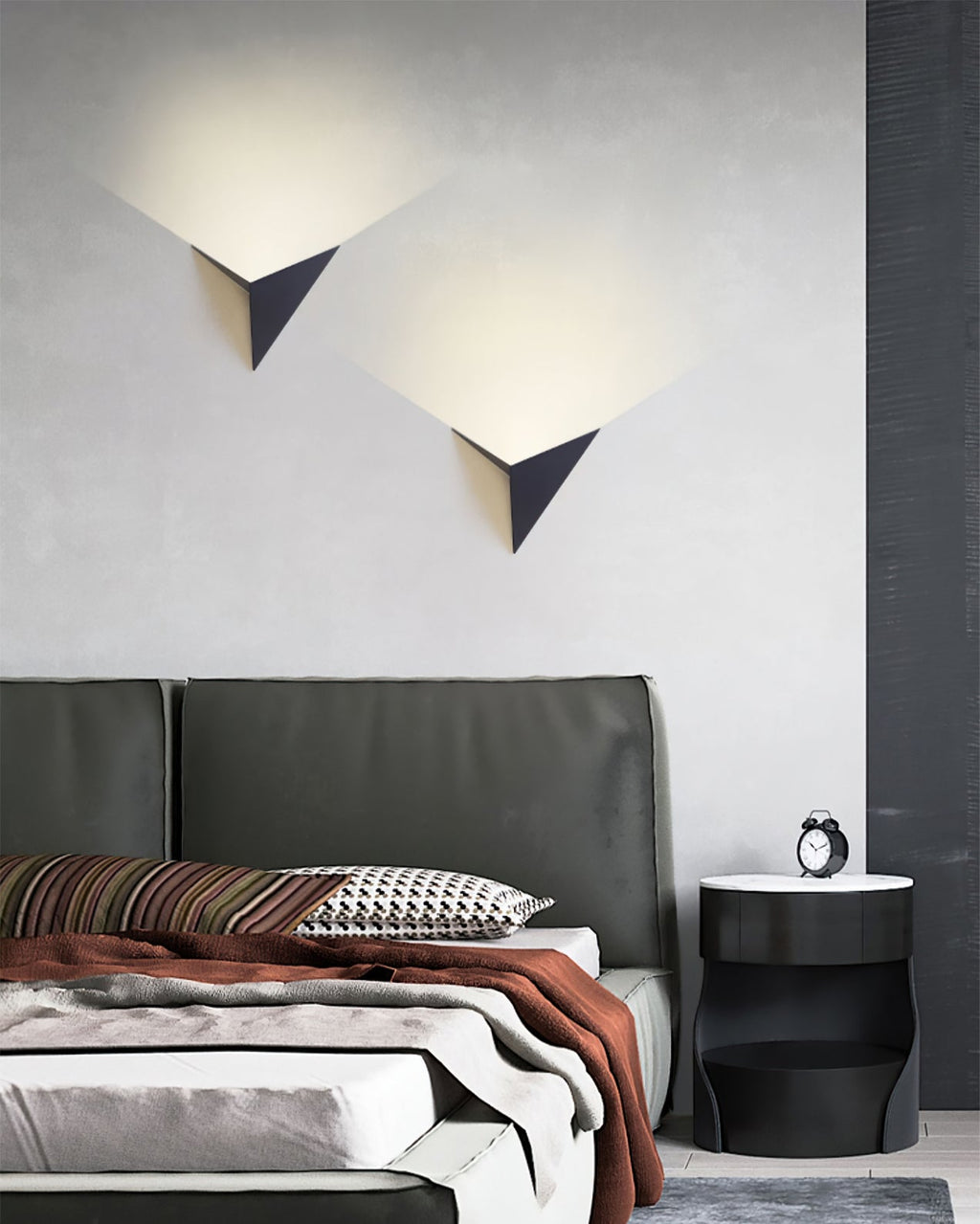 Geometric Triangle LED Wall Lamp