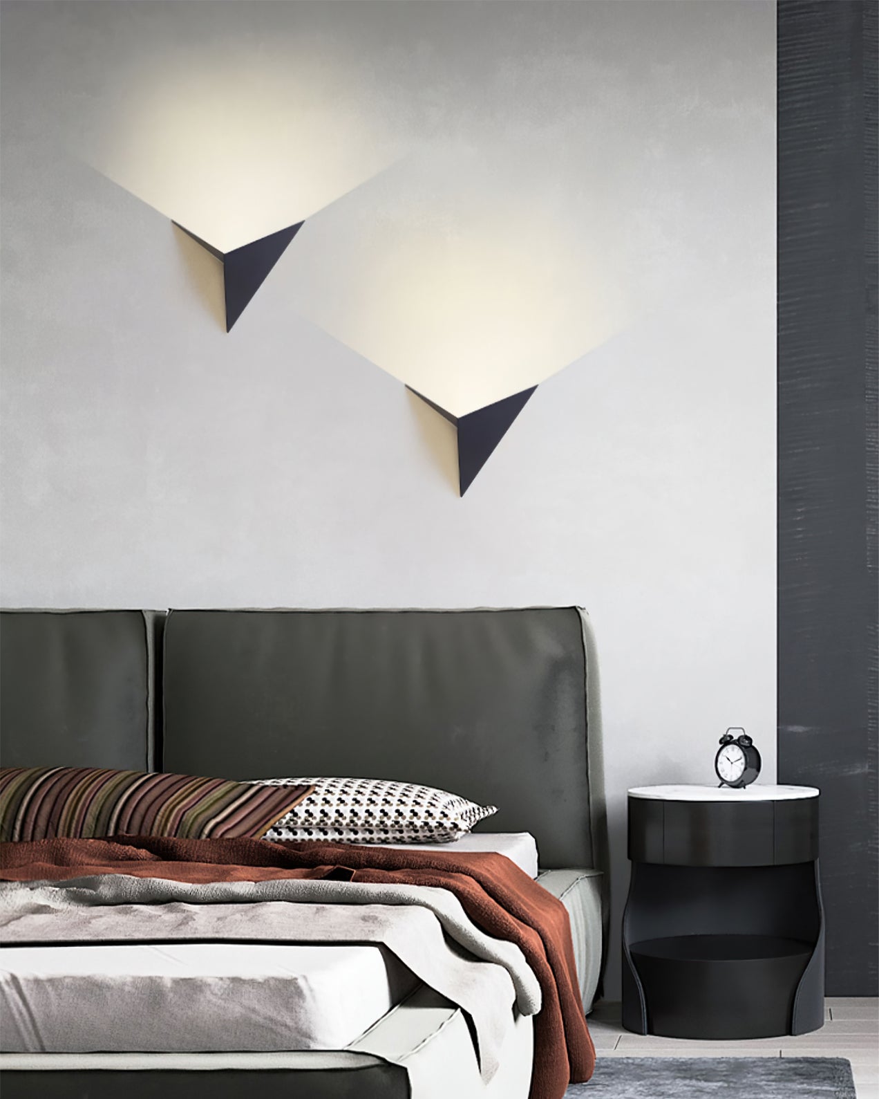Geometric Triangle LED Wall Lamp