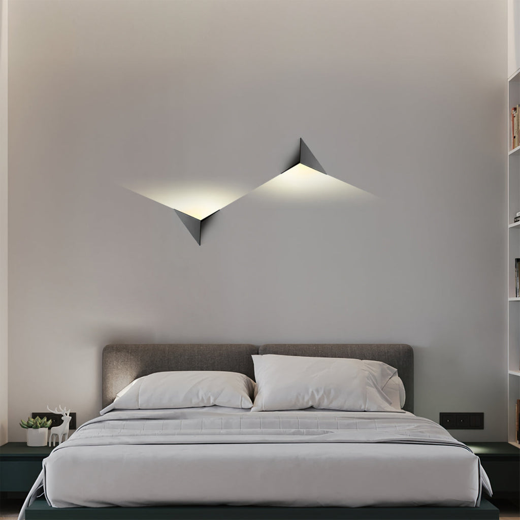 Geometric Triangle LED Wall Lamp