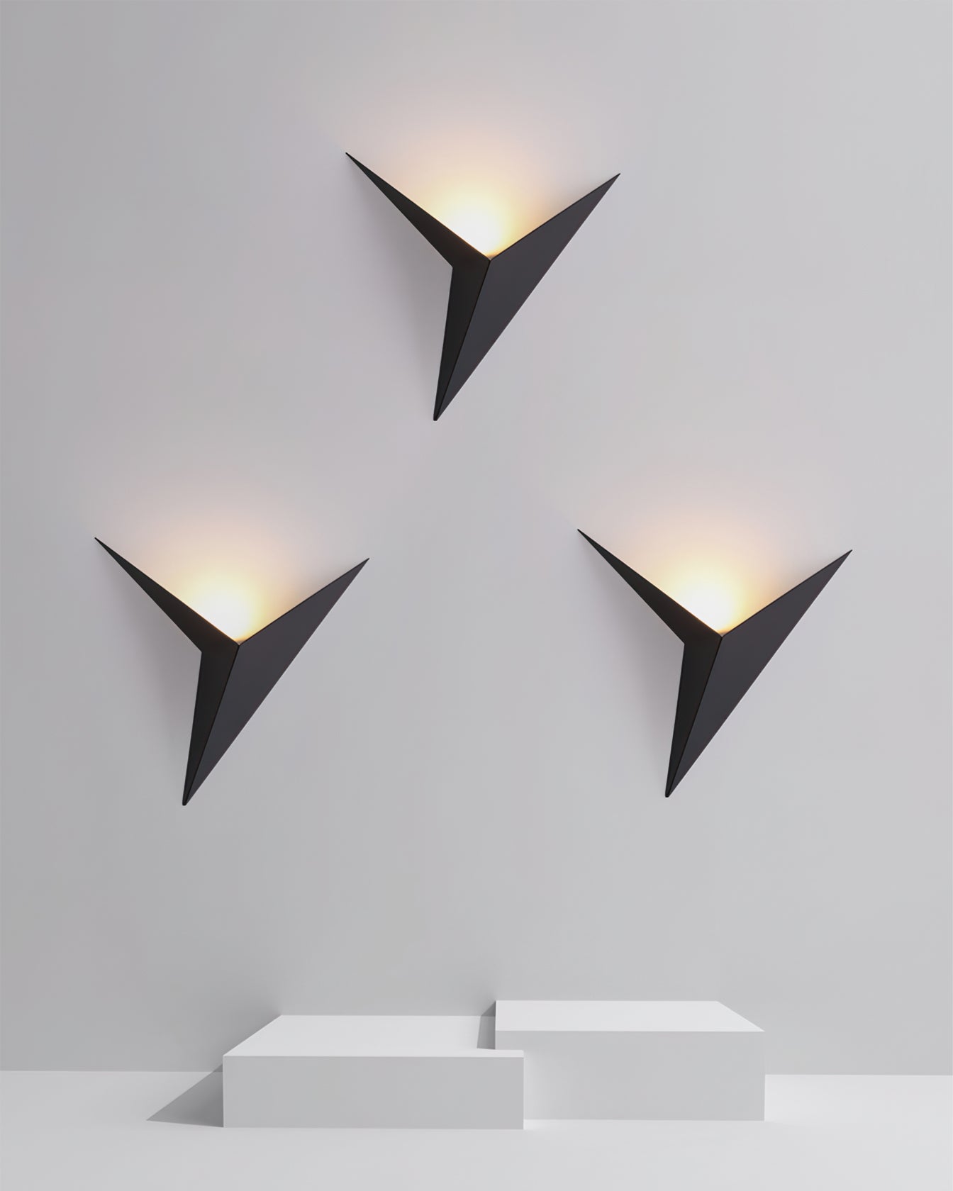 Geometric Triangle LED Wall Lamp