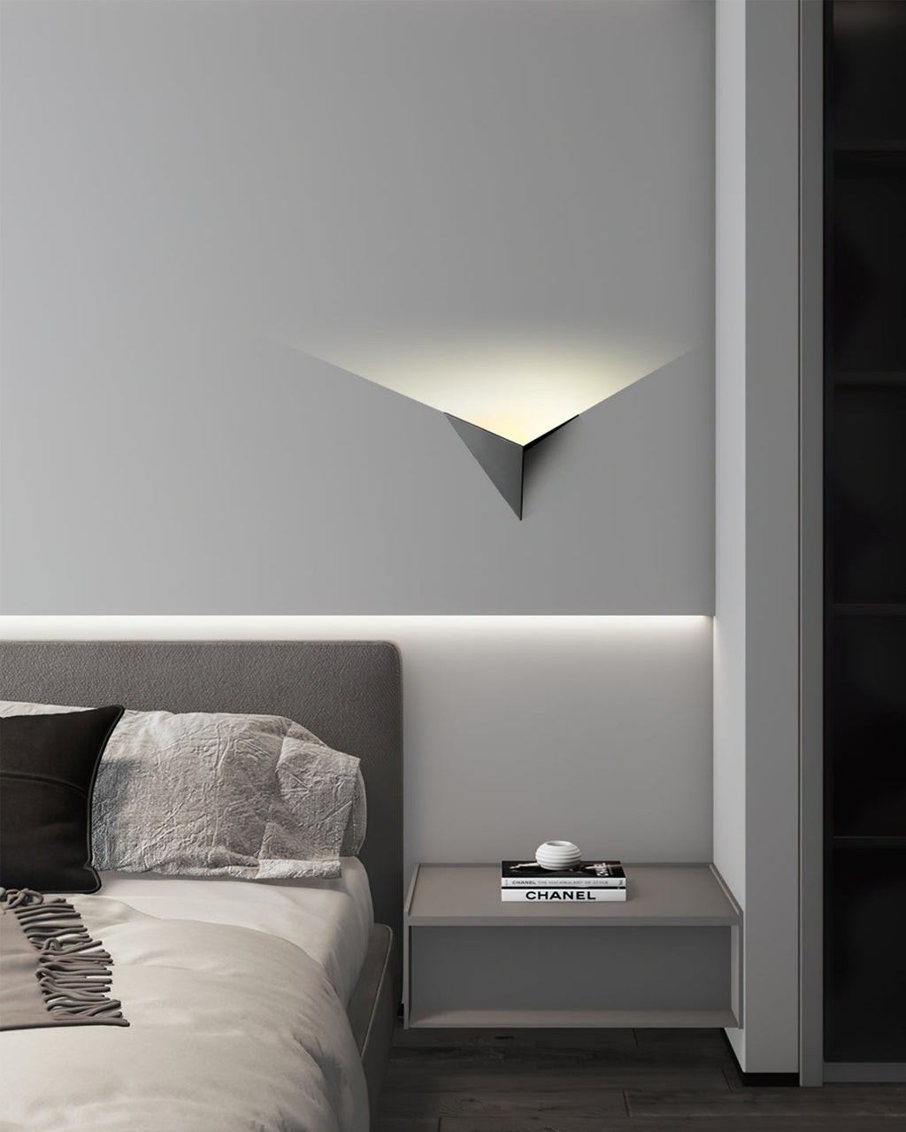 Geometric Triangle LED Wall Lamp