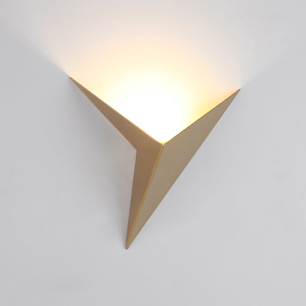 Geometric Triangle LED Wall Lamp