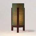 Aliyah Wood & Fabric Lantern Table Lamp