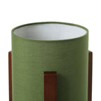 Aliyah Wood & Fabric Lantern Table Lamp