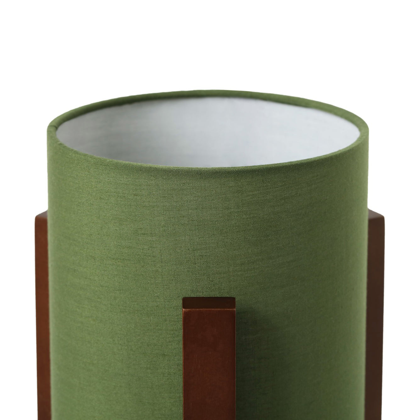 Aliyah Wood & Fabric Lantern Table Lamp