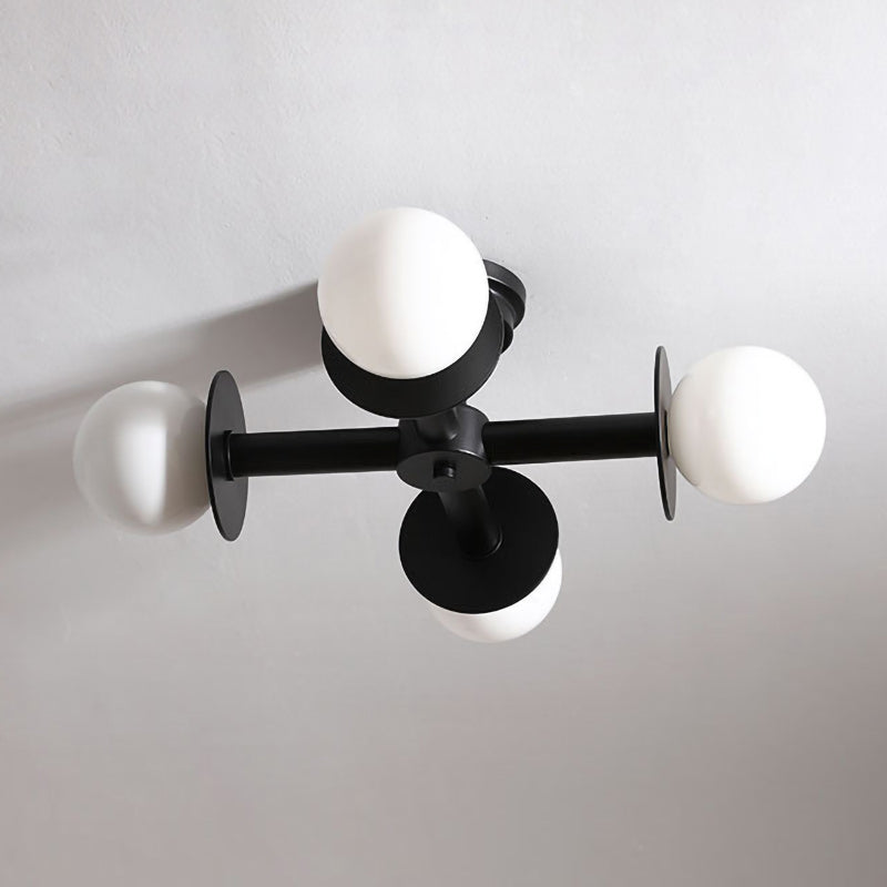 Allegra Geometric 4-Globe Ceiling Light