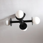 Allegra Geometric 4-Globe Ceiling Light