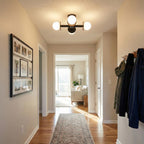 Allegra Geometric 4-Globe Ceiling Light