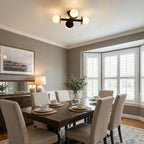 Allegra Geometric 4-Globe Ceiling Light