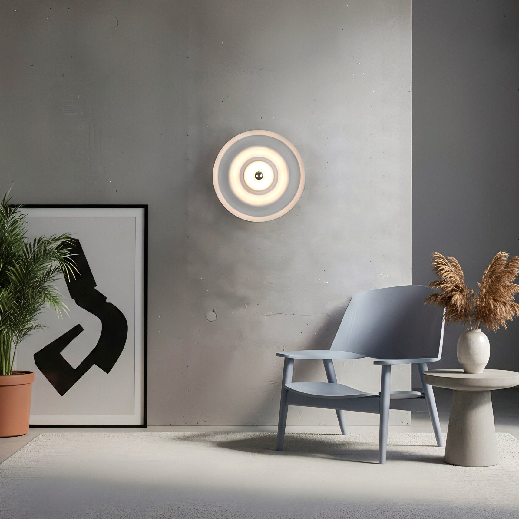 Alma Sculptural Wave Wall Light