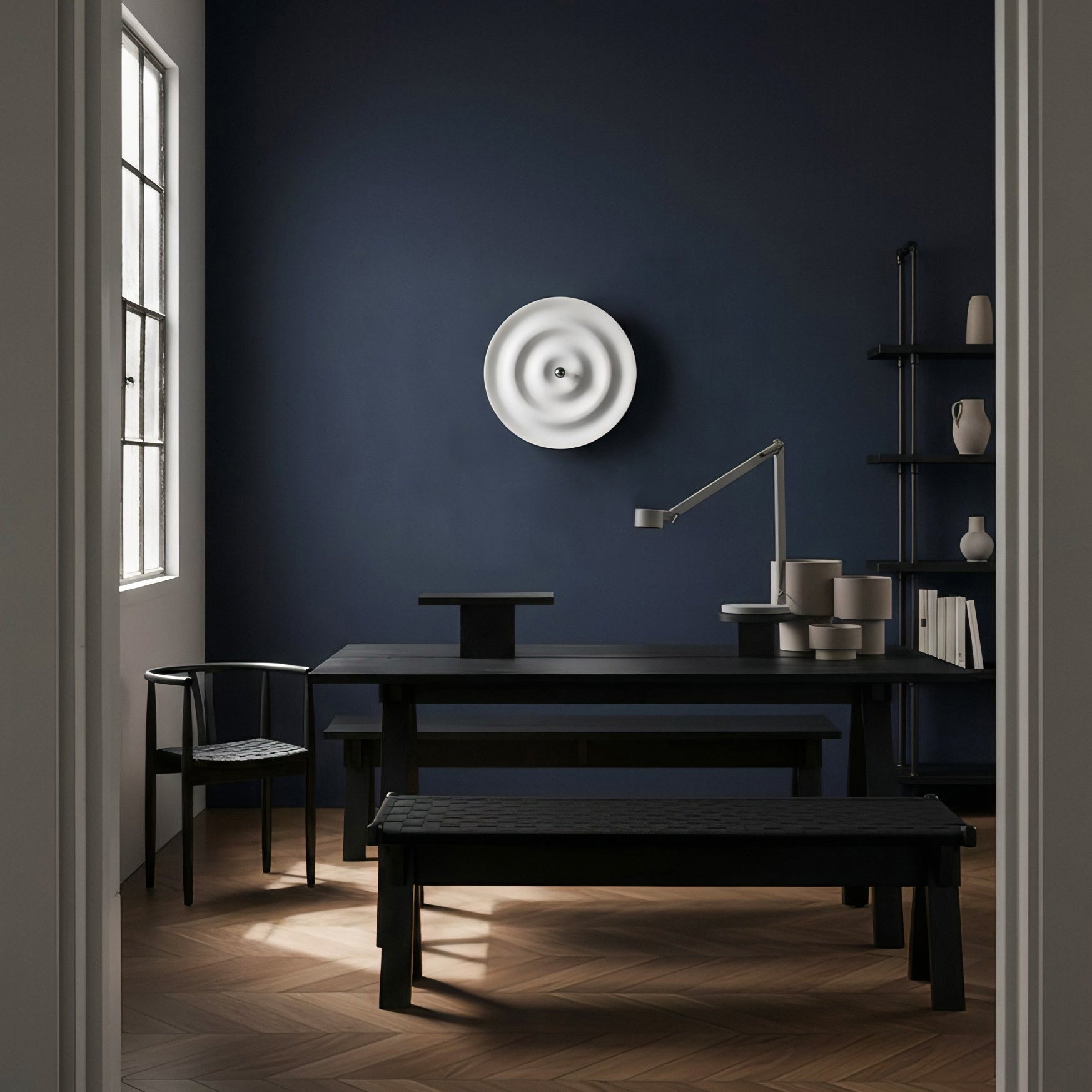 Alma Sculptural Wave Wall Light
