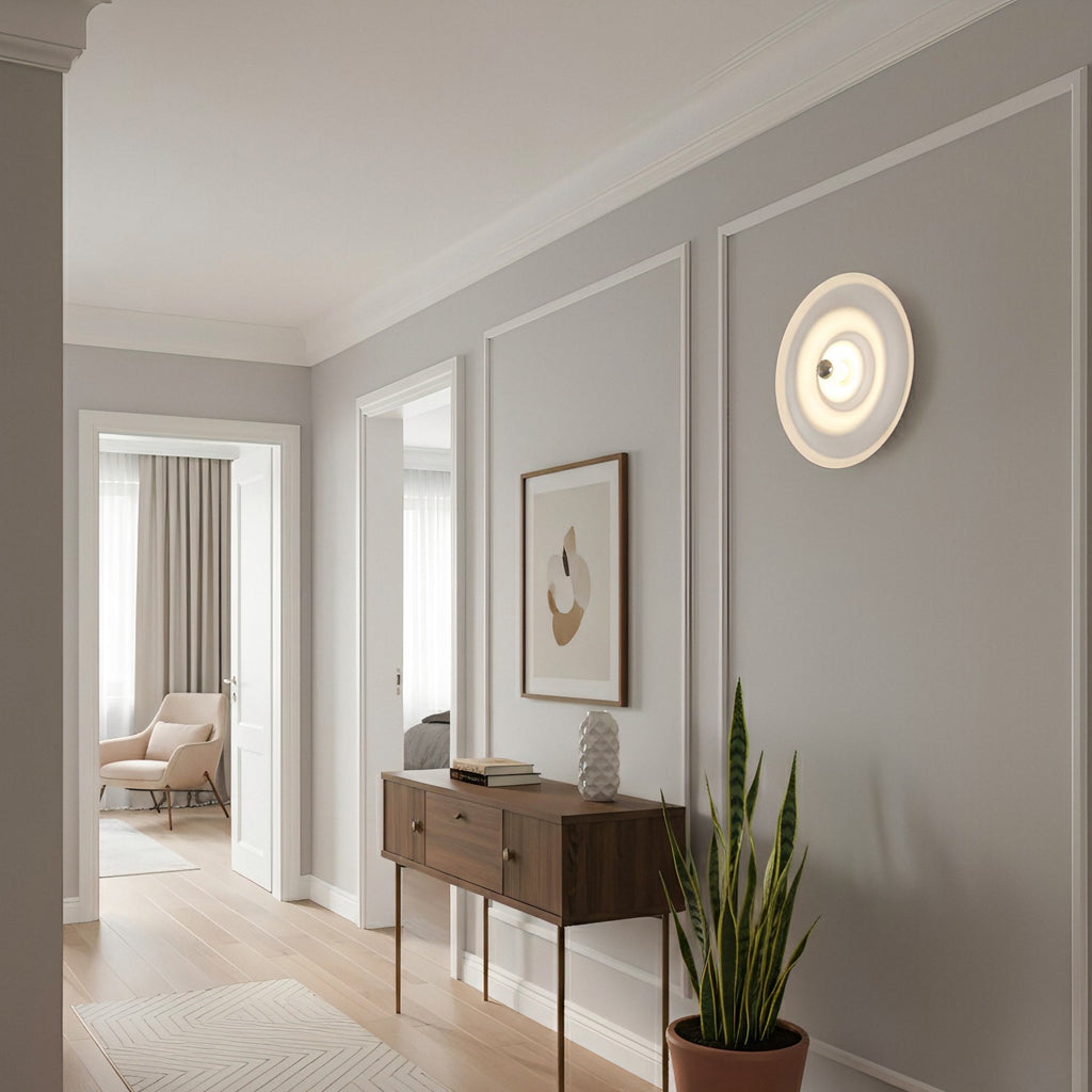Alma Sculptural Wave Wall Light