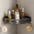 AluEcke: Wall Shelves for Bathrooms – Durable Aluminum Corner Shelf, Floating & Space-Saving for Cosmetics & Care Products