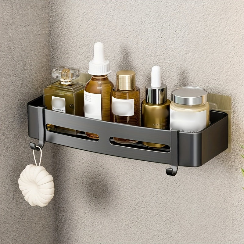 AluEcke: Wall Shelves for Bathrooms – Durable Aluminum Corner Shelf, Floating & Space-Saving for Cosmetics & Care Products