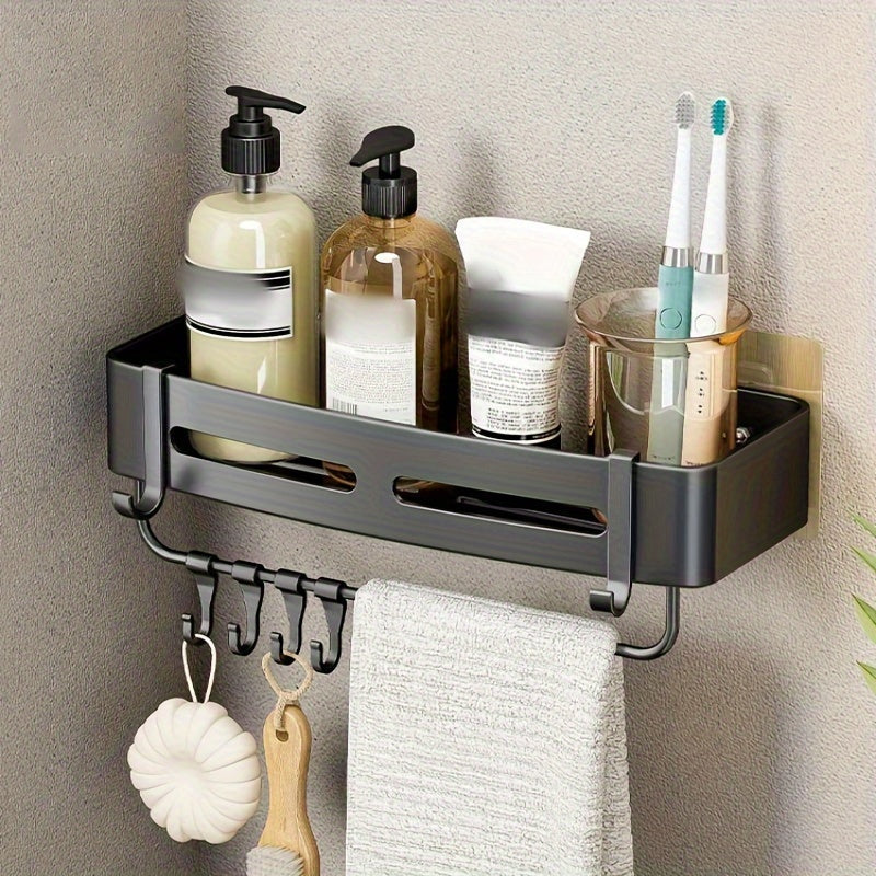 AluEcke: Wall Shelves for Bathrooms – Durable Aluminum Corner Shelf, Floating & Space-Saving for Cosmetics & Care Products