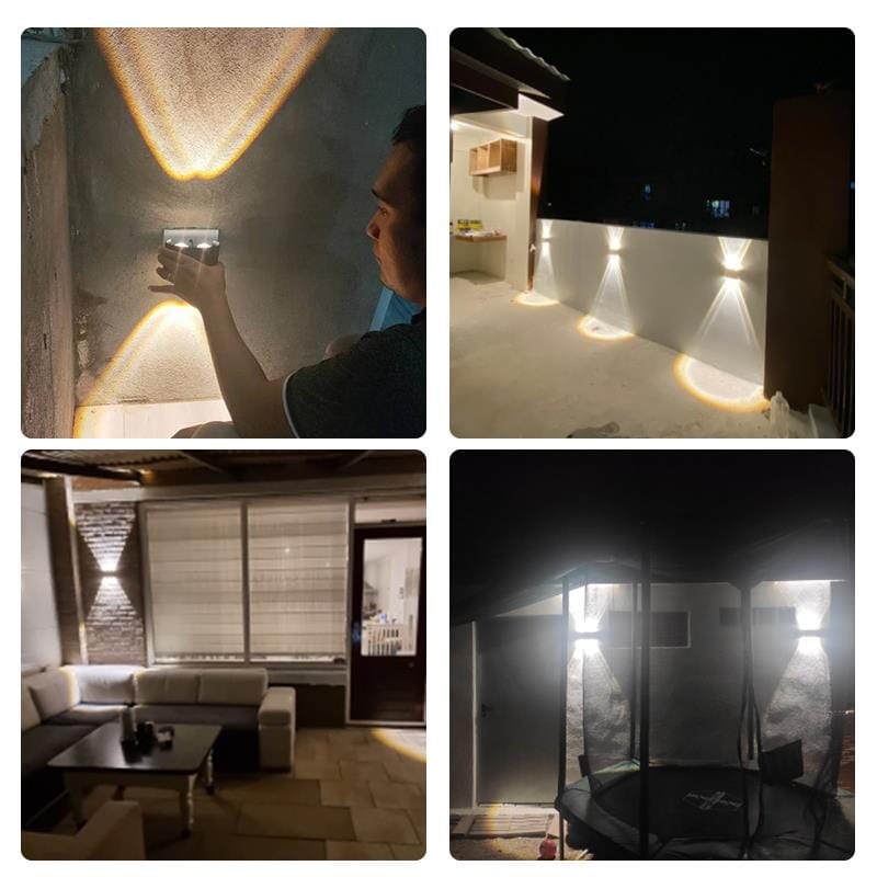AluGlanz: LED Outdoor Wall Light – Waterproof, Modern & Energy-Saving Made of Aluminum