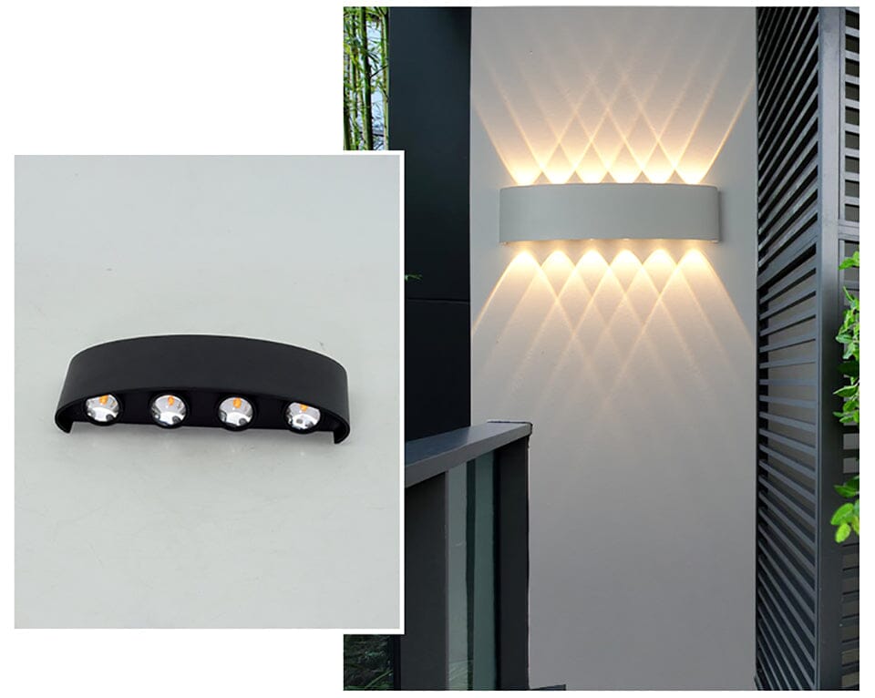AluGlanz: LED Outdoor Wall Light – Waterproof, Modern & Energy-Saving Made of Aluminum