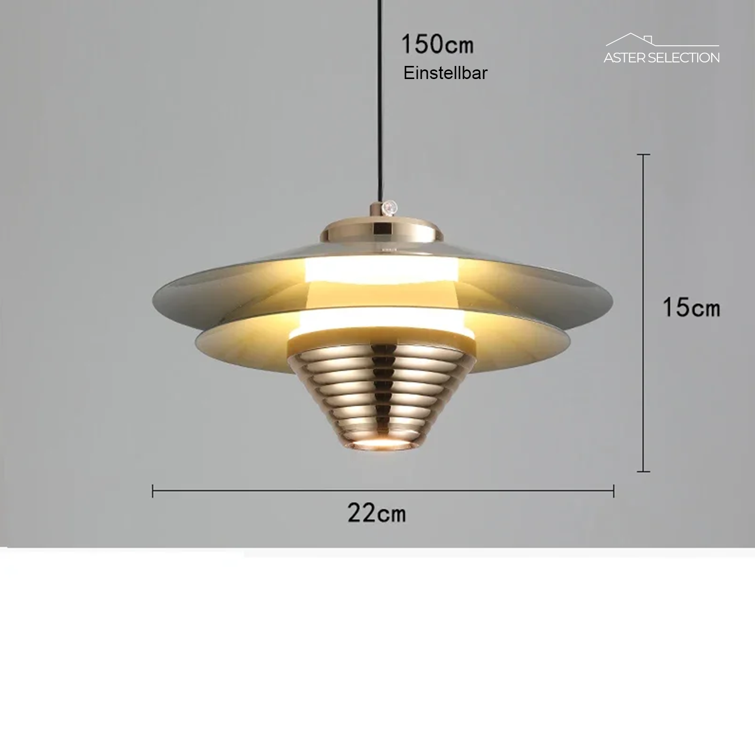 AlumaGlow: Aluminum LED Pendant Light – Stylish Lighting for Modern Spaces