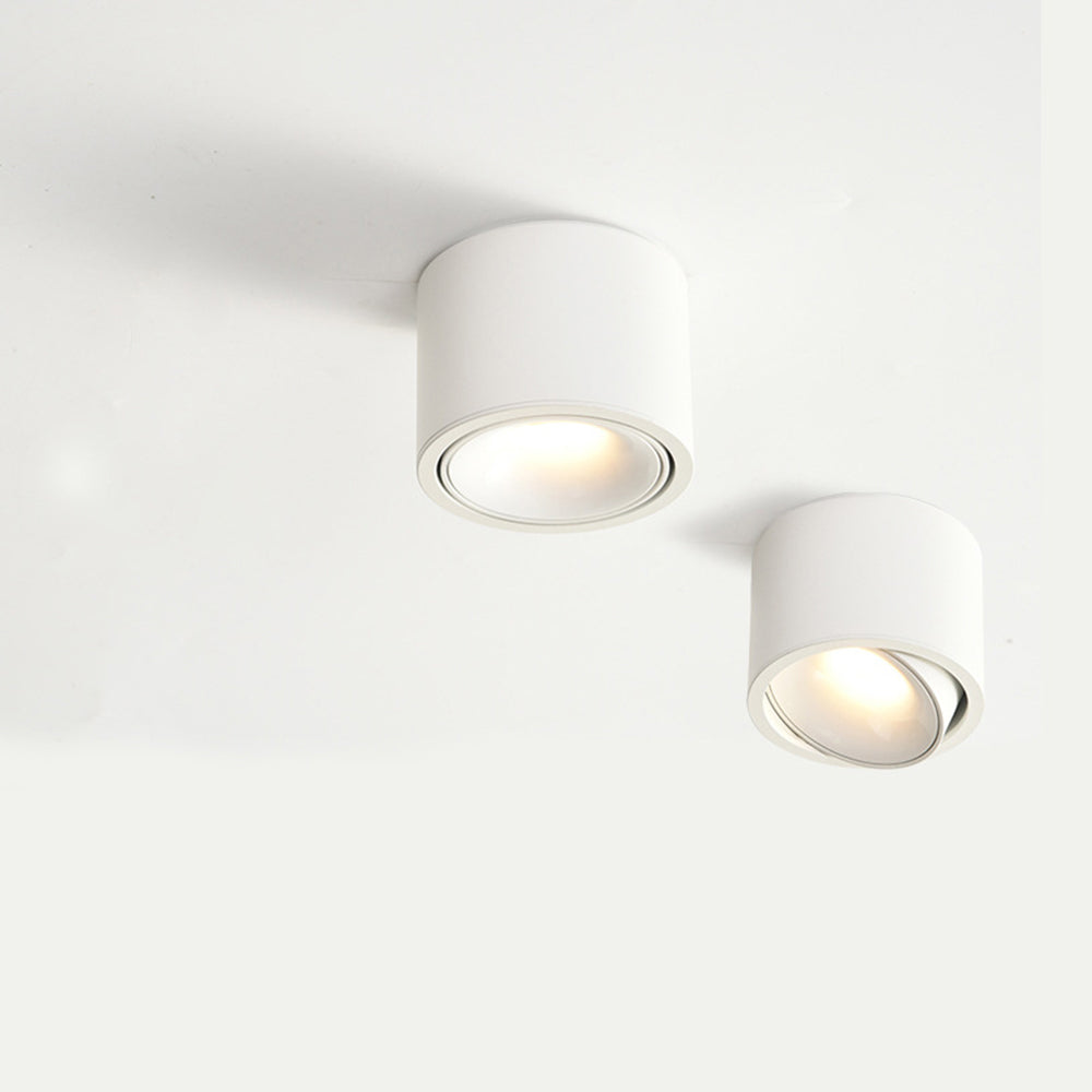 Aluminum LED Ceiling Light, 30° Adjustable Tilt, 7W–12W Options