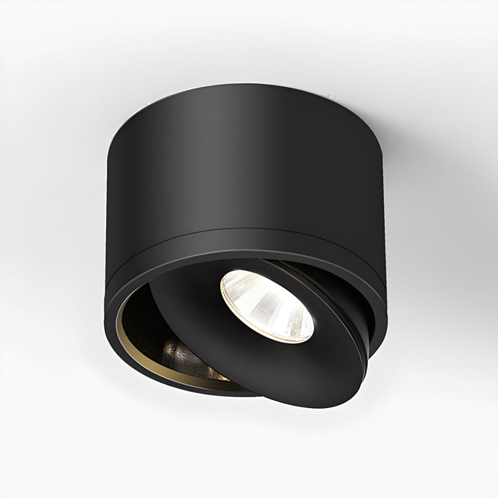 Aluminum LED Ceiling Light, 30° Adjustable Tilt, 7W–12W Options