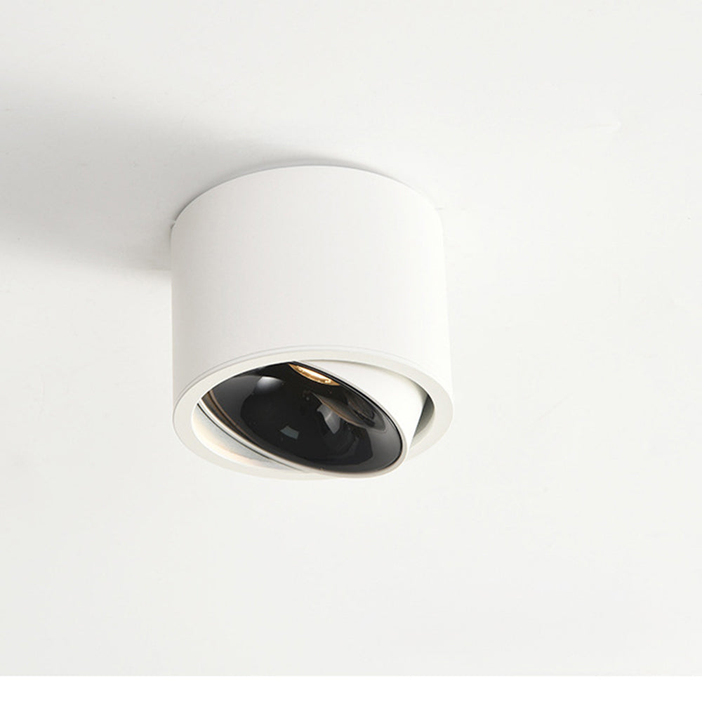 Aluminum LED Ceiling Light, 30° Adjustable Tilt, 7W–12W Options