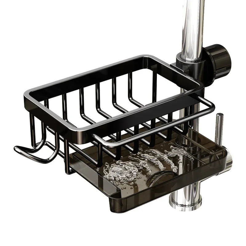 Kitchen Sink Caddy Over Sink Sponge Holder Organizer