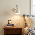 Alva Perforated Gooseneck Wall Sconce