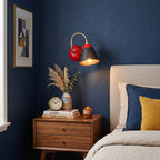 Alva Perforated Gooseneck Wall Sconce