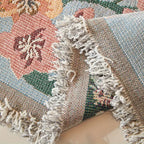 Amara: Sofa Cover with Floral Jacquard Pattern & Reversible Design – for Living Room & Couch