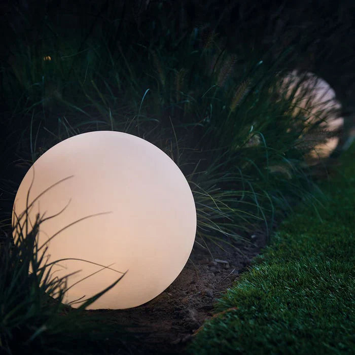 AmbiBall: Modern Outdoor Garden Light LED Sphere Shape, Rechargeable & Color Changing – Decorative for Garden & Terrace