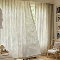 AmbienteStripes: Semi-Transparent Curtains with Vertical Stripes – Stylish & Cozy for Modern Decor