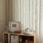 AmbienteStripes: Semi-Transparent Curtains with Vertical Stripes – Stylish & Cozy for Modern Decor