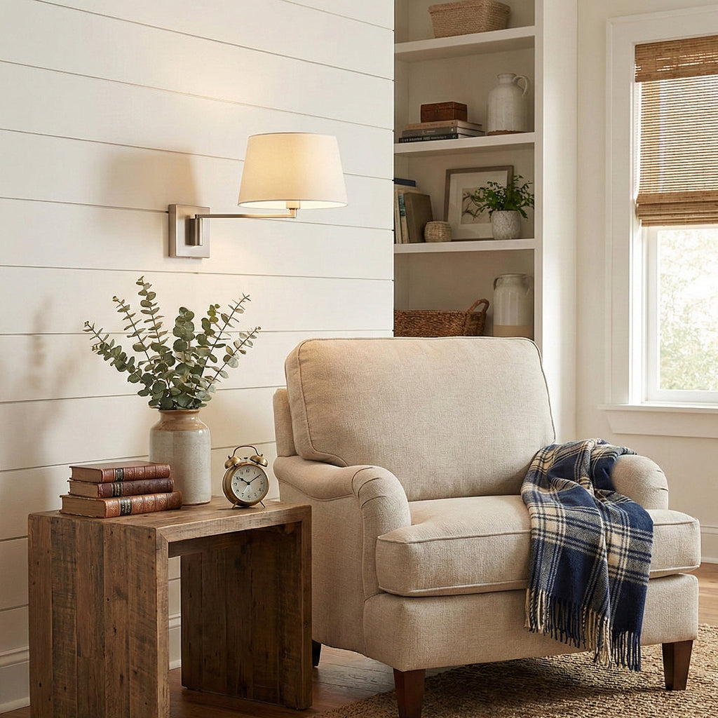 Americana Adjustable Swing-Arm Wall Sconce