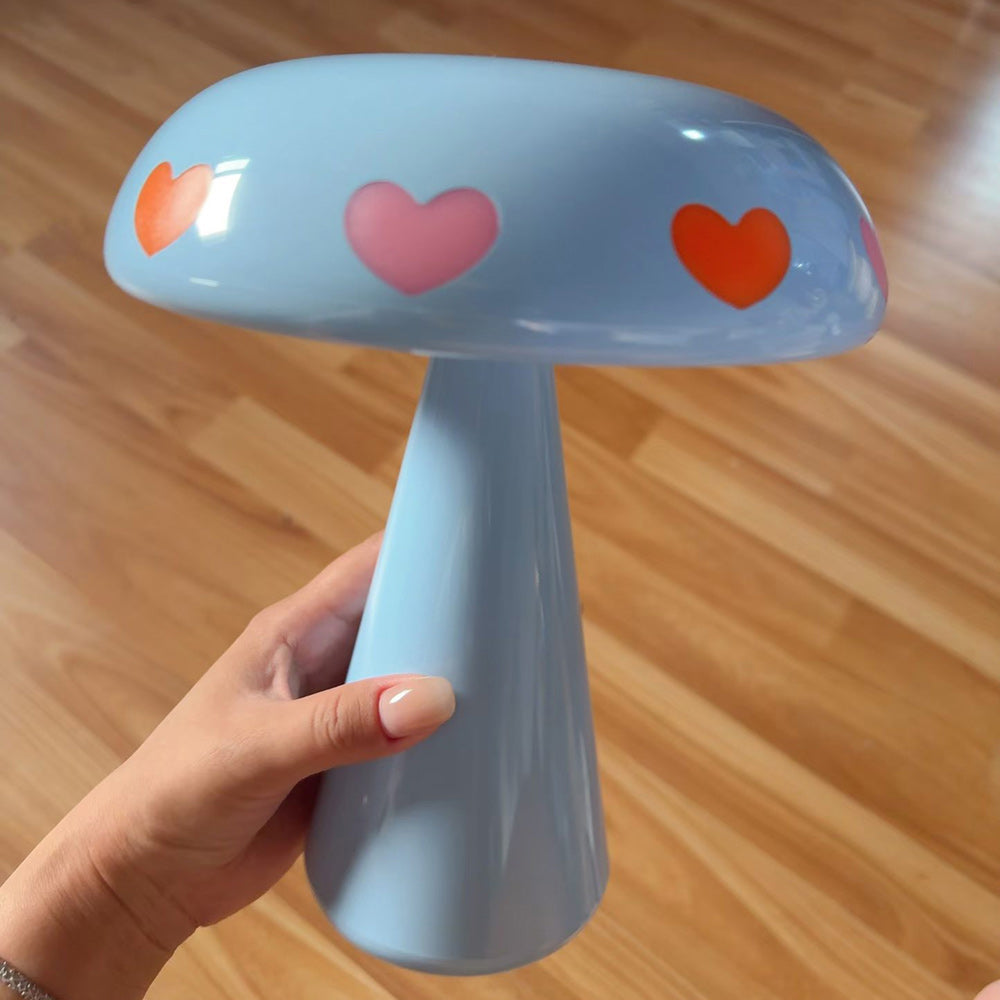 Amore Heart-Glow Mushroom Lamp (Cordless)