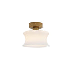 Anath Opal Glass Flush Ceiling Light