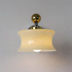 Anath Two-Tone Metal & Glass Wall Sconce