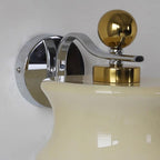 Anath Two-Tone Metal & Glass Wall Sconce
