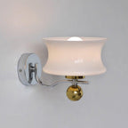 Anath Two-Tone Metal & Glass Wall Sconce