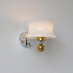 Anath Two-Tone Metal & Glass Wall Sconce